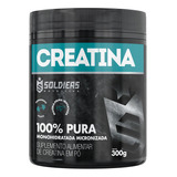 Creatina Monohidratada Pote 300g 100 Pura Soldiers Nutrition