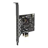Creative Sound Blaster Audigy Fx V2 Placa De Som Pci-e Interna Atualizável De Alta Resolução Com Surround 5.1 Discreto E Virtual, Modo Scout, Kit Smartcomms Para Pc