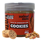 Creme De Amendoim C  Cookies 300g   Naked Nuts