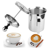 Cremeira De Leite Espumador Manual Multiuso Aço Inox