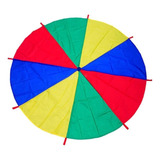 Crianças Jogar Arco íris Parachute Jogo Ao Ar Livre Outside