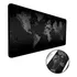 Criarte Mouse Pad Gamer Extra Grande 70x30 Mapa Mundi Preto