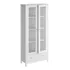 Cristaleira 2 Portas 1 Gaveta Ditália Branco E-954