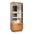 Cristaleira Adega Led Porta Vidro Dominic Cinamomo Off White