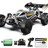 Croboll 1:14 Brushless Fast Rc Cars For Adults With Independent Esc,top Speed 90+kph 4x4 Hobby Off-road Rc Truck,oil Filled Shocks Remote Control Monster Truck For Boys(gold)