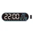 Cronometro Digital Relógio Parede Led Digital Grande Data Cor Preto