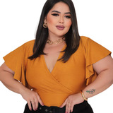 Croped Feminino Plus Size
