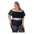 Cropeed Plus Size Ciganinha Arrastão Trabalhado Tam 46 Ao 60