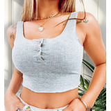 Cropped Alca Grossa Ribana