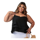 Cropped Bata Plus Size