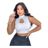 Cropped Blusa Gola Alta