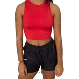 Cropped Blusa Regata Embutida