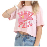 Cropped Blusinha Feminina Estampada