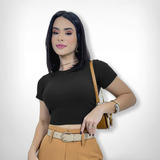 Cropped Blusinha Feminina Ribana