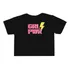 Cropped Blusinha Girl Power Feminina Camisa Envio Imediato