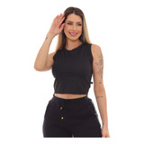 Cropped Blusinha Regata Alca