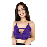 Cropped Bojo Brilho Balada