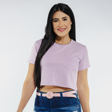 Cropped Camiseta Blusinha Feminina