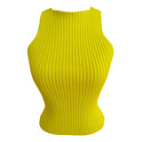 Cropped Canelado Tricot Blusinha