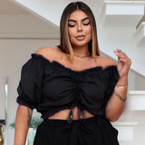 Cropped Cigana Plus Size