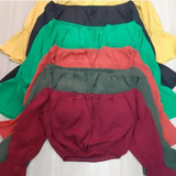 Cropped Ciganinha Decote V