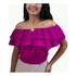 Cropped Ciganinha Lindissimo Tecido Tendência Da Moda Lindo