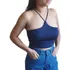 Cropped Com Bojo Blusinha Feminina Top Alcinha Em Suplex