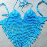 Cropped Com Franjas Croche