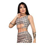Cropped Corrente Aberto Alca