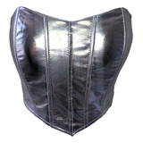 Cropped Corselet Blusinha Metalizada