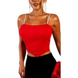 Cropped Corselet Corset Blusinha