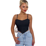 Cropped Corselet Corset Ribana