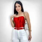 Cropped Corselet Tomara Que