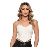 Cropped Corset Com Bico