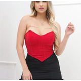 Cropped Corset Tomara Que