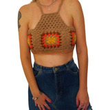 Cropped Croche De Square
