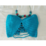 Cropped Croche Na Cor
