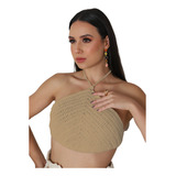 Cropped Croche Top Eminino