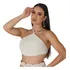 Cropped  Crochê Top Eminino Verão Topinho Triangulo Amarrção
