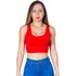 Cropped Cropet Alça Grossa Decote Blusa Cropped Cropped Reto