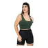 Cropped Cropet Top Alça Grossa Regata Feminino Casual C Bojo