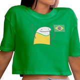 Cropped Do Brasil Blusa