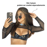 Cropped E Bolero Tule
