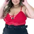 Cropped Em Renda Plus Size Croped Blusinha Sexy Plus Size