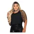 Cropped Em Viscolycra Com Mangas Em Paetê Cores