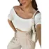 Cropped Estilo Crochê Cigana Ciganinha Curto Top Verão Neon