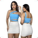 Cropped Faixa Recortes Candy