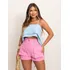 Cropped Feminina Bata Babado Assimétrico Duna Premium Moda