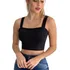 Cropped Feminino Alca Larga Novidade Blusa Veste Super Bem