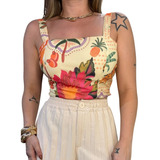 Cropped Feminino Alca Media